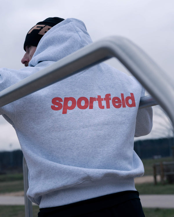 Sportfeld Coach Hoodie - Heather Grey