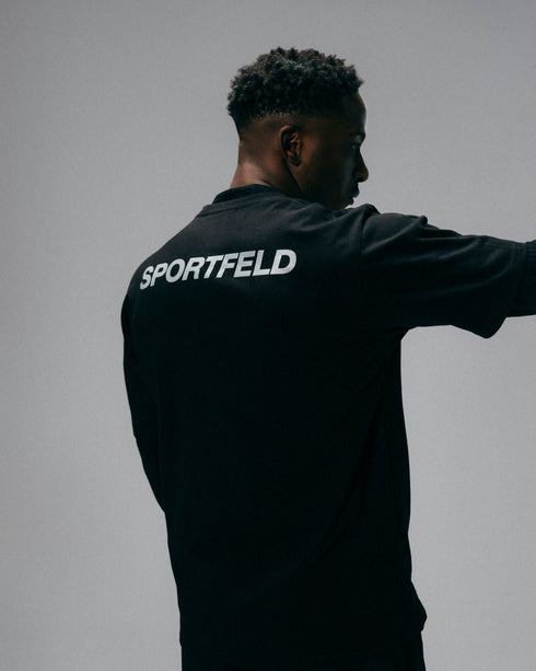 Sportfeld Basic T-Shirt - Black