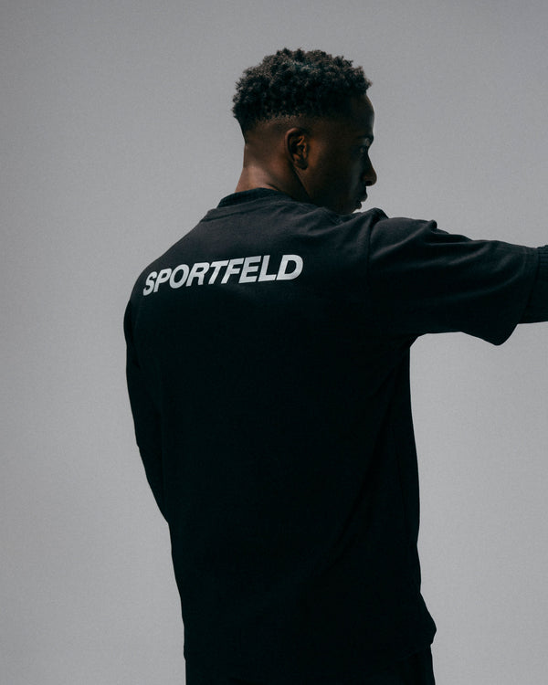 Sportfeld Basic T-Shirt - Black