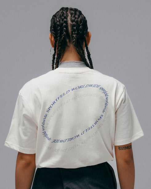 Sportfeld Circle T-Shirt - Beige