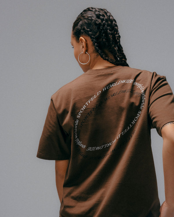 Sportfeld Circle T-Shirt - Brown